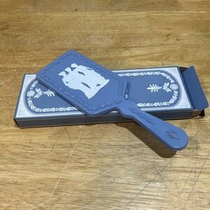 Vintage Mirror Cameo AVON Blue‎ Vanity Hand Handheld Greek Goddesses 9.5" NOS